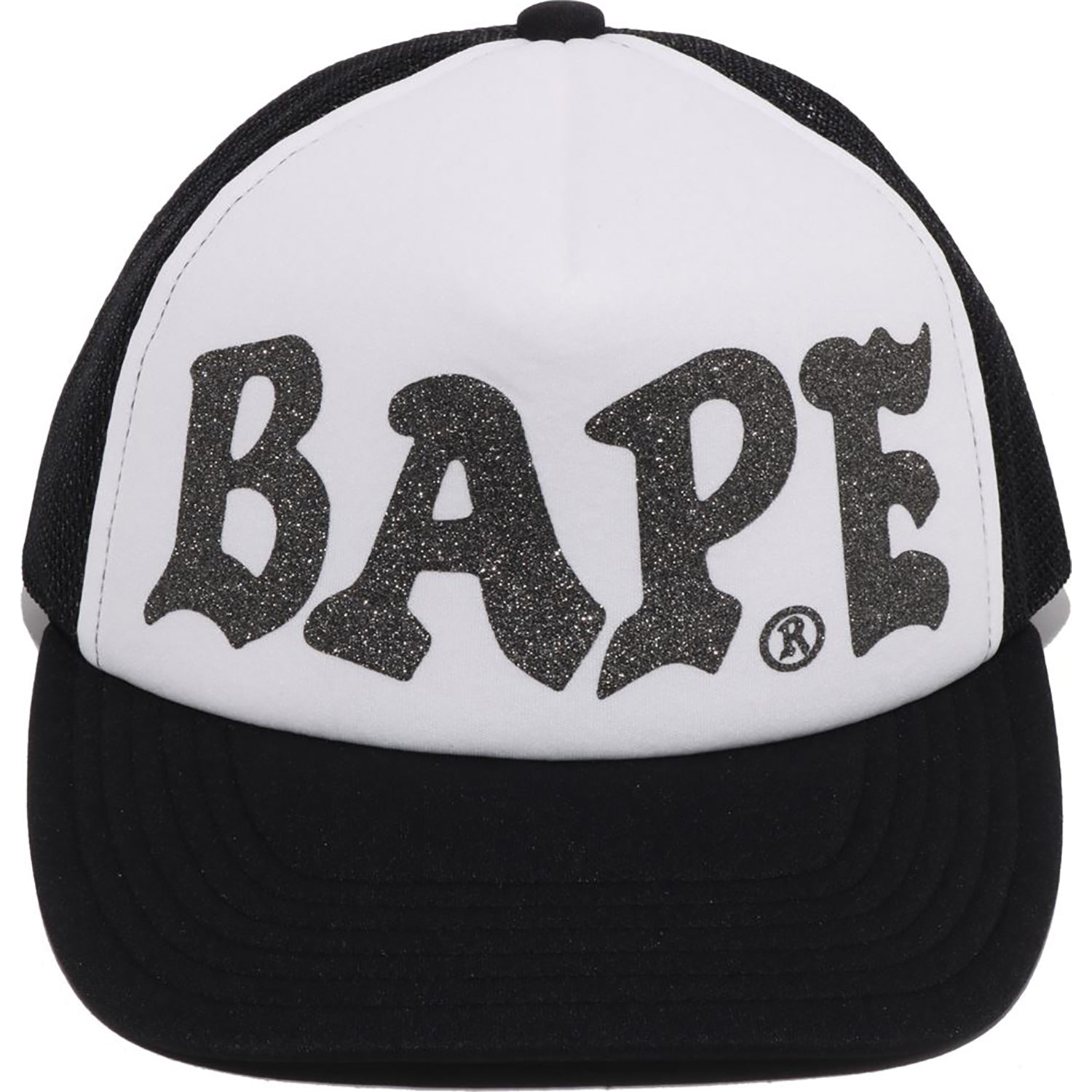 Alternative view of BAPE GLITTER PRINT MESH CAP MENS