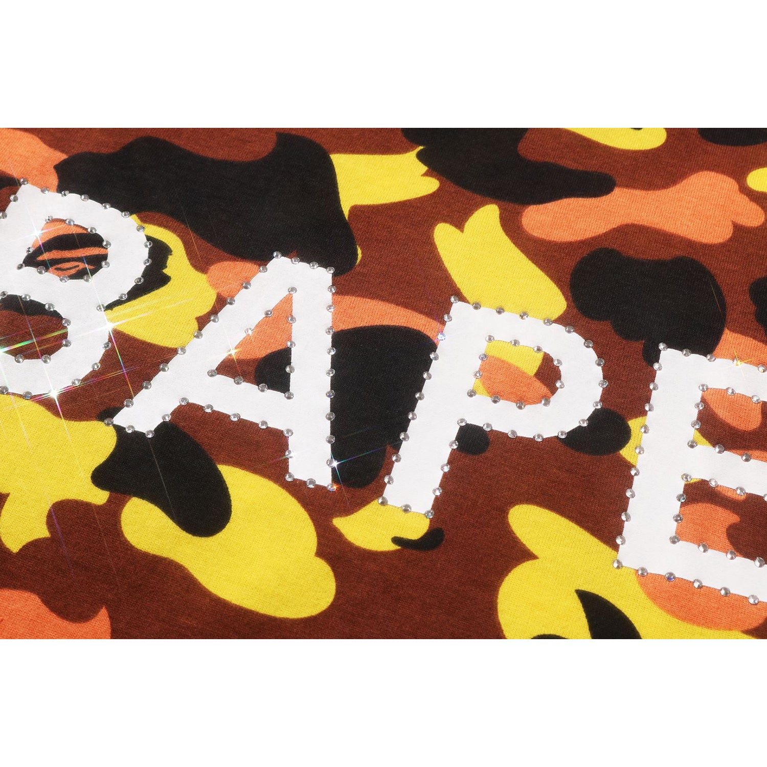 1ST CAMO BAPE RHINESTONE TEE MENS - Image 3