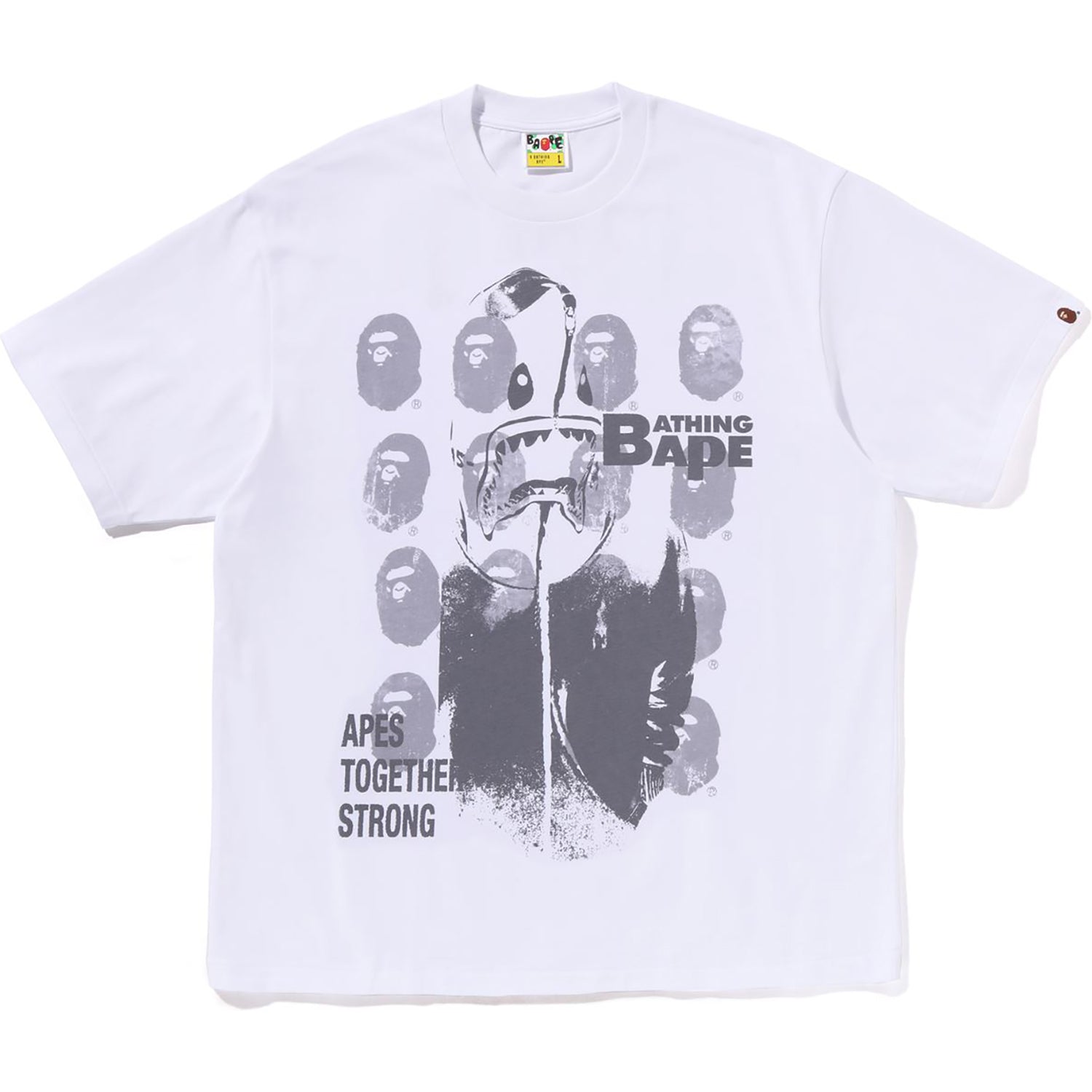 SPRAY PRINT MULTI LOGO RELAXED FIT TEE MENS - Image 3