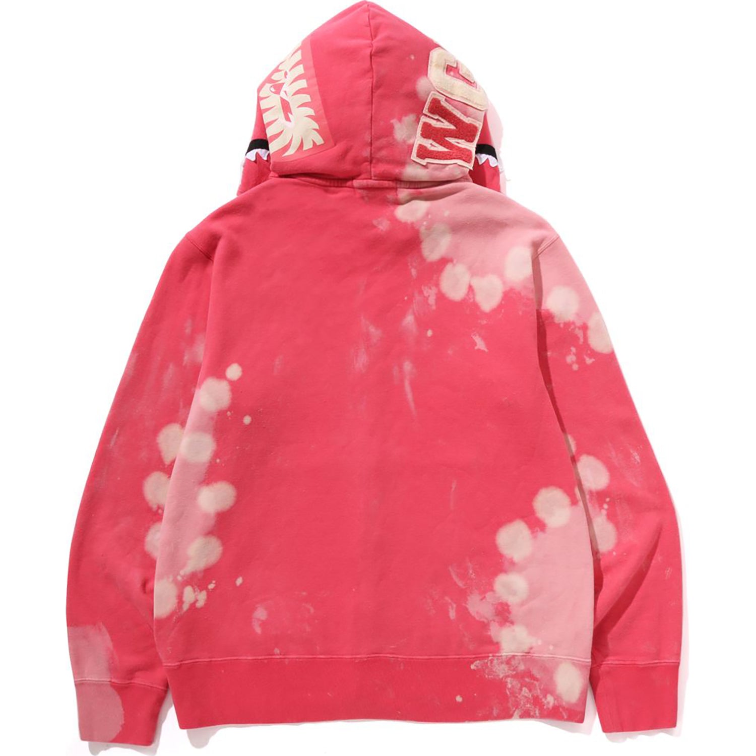 HAND DYE SHARK FULL ZIP HOODIE MENS - Image 9