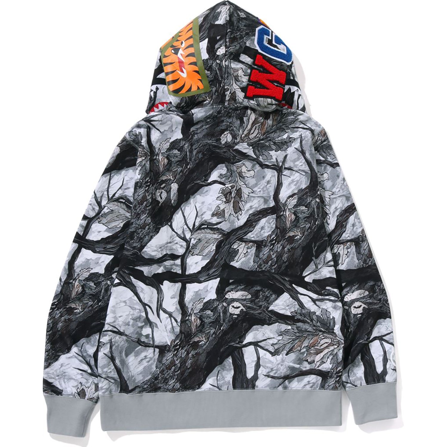 TREE EDGE CAMO SHARK FULL ZIP HOODIE MENS - Image 3