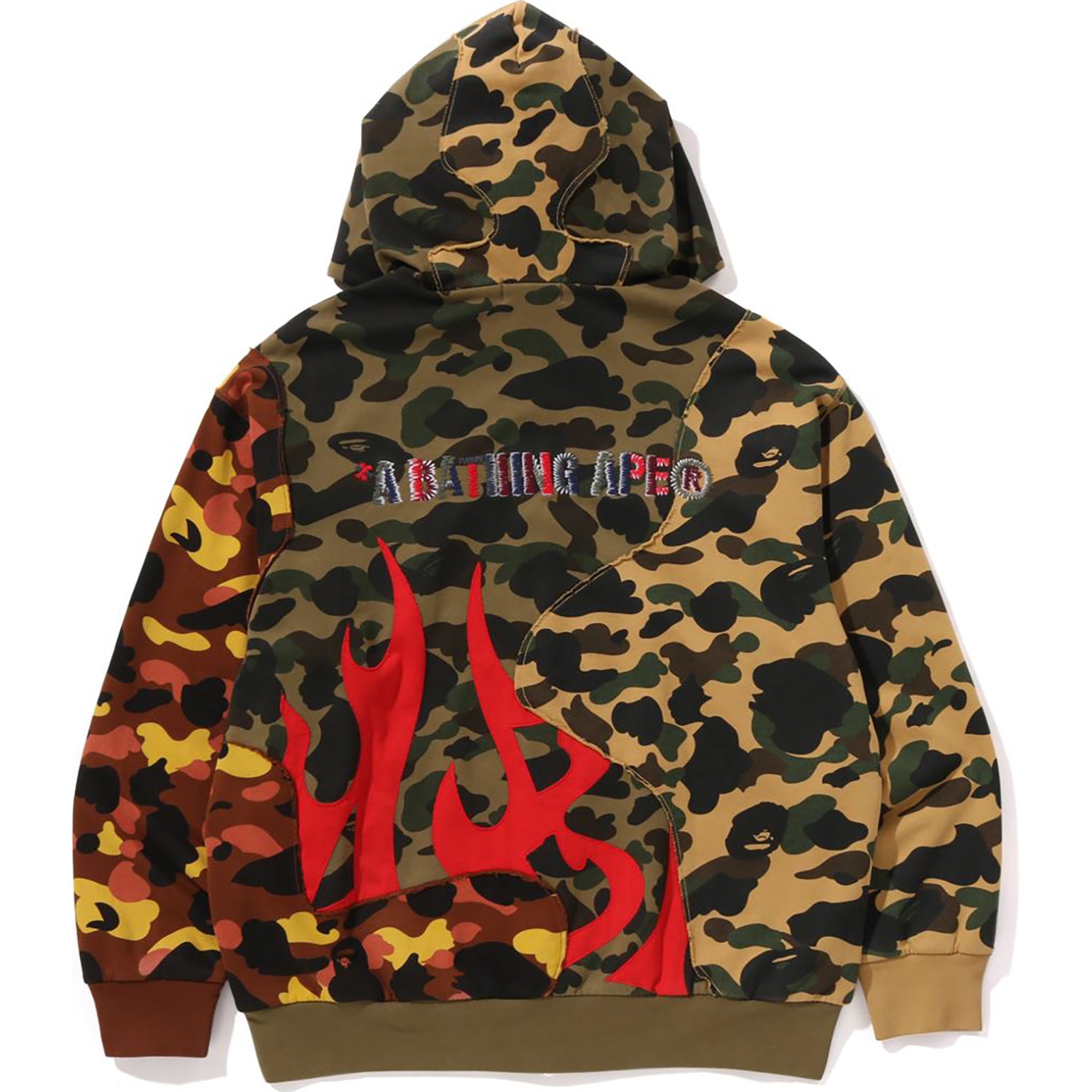 Alternative view of 1ST CAMO UPCYCLED RELAXED FIT FULL ZIP HOODIE MENS