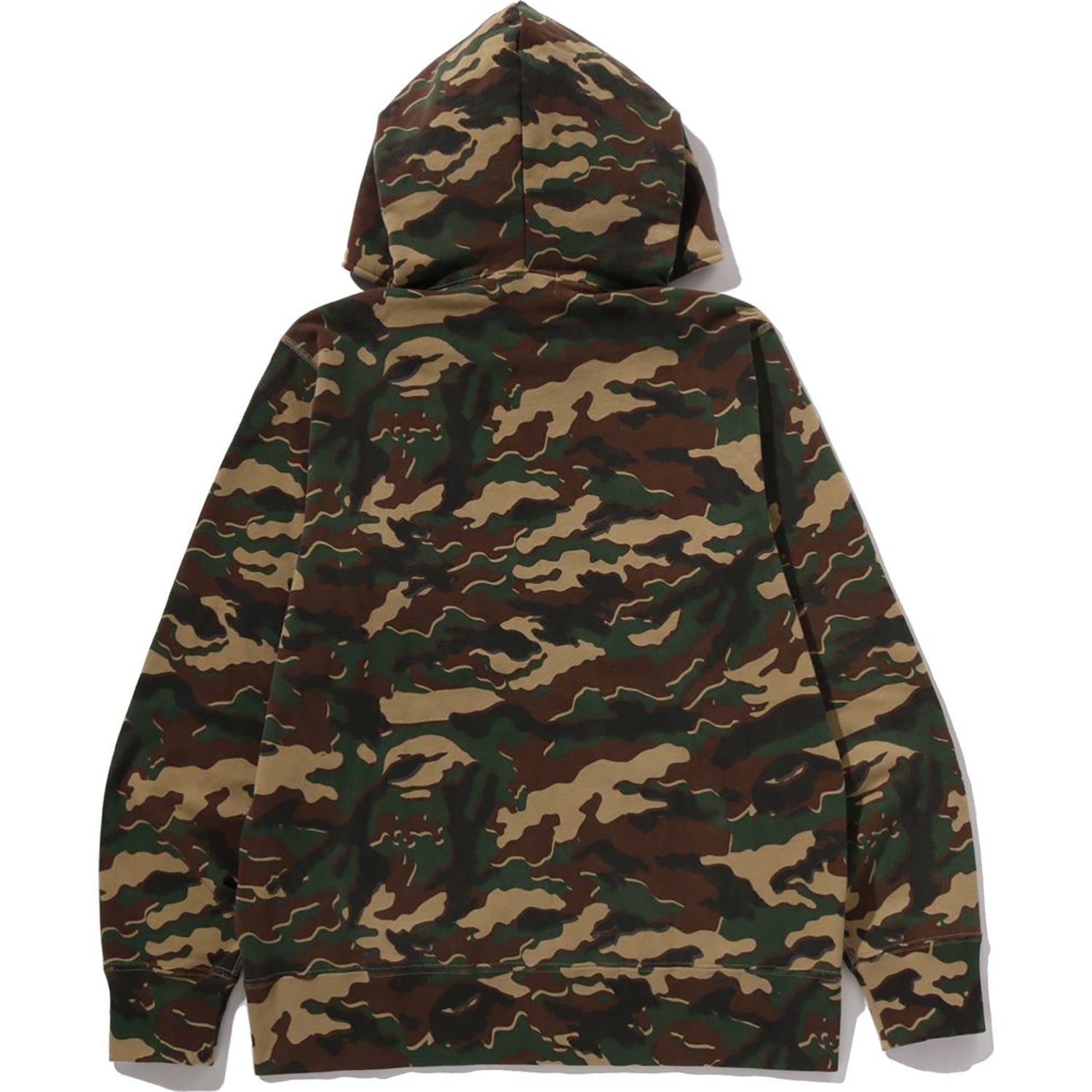 Alternative view of GLITCH WOODLAND CAMO FULL ZIP HOODIE MENS